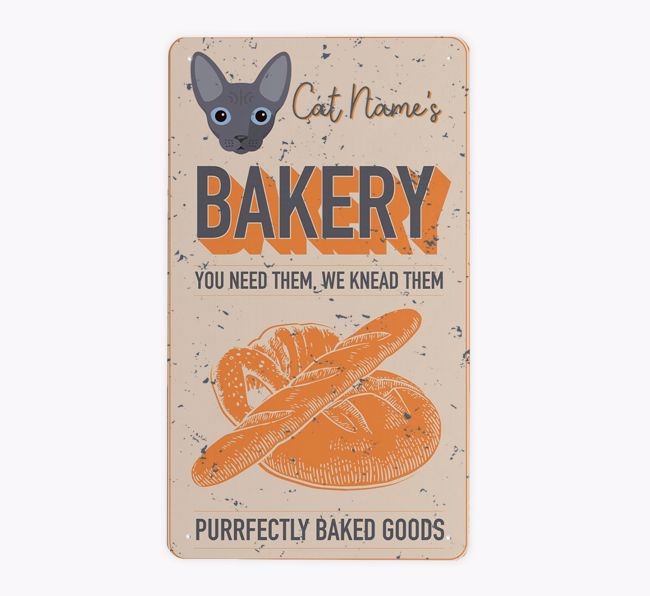 Bakery: Personalized {breedCommonName} Metal Sign